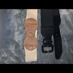 2 Chunky Dress Belts